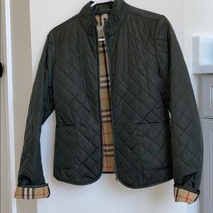 Classic quilted Burberry jacket